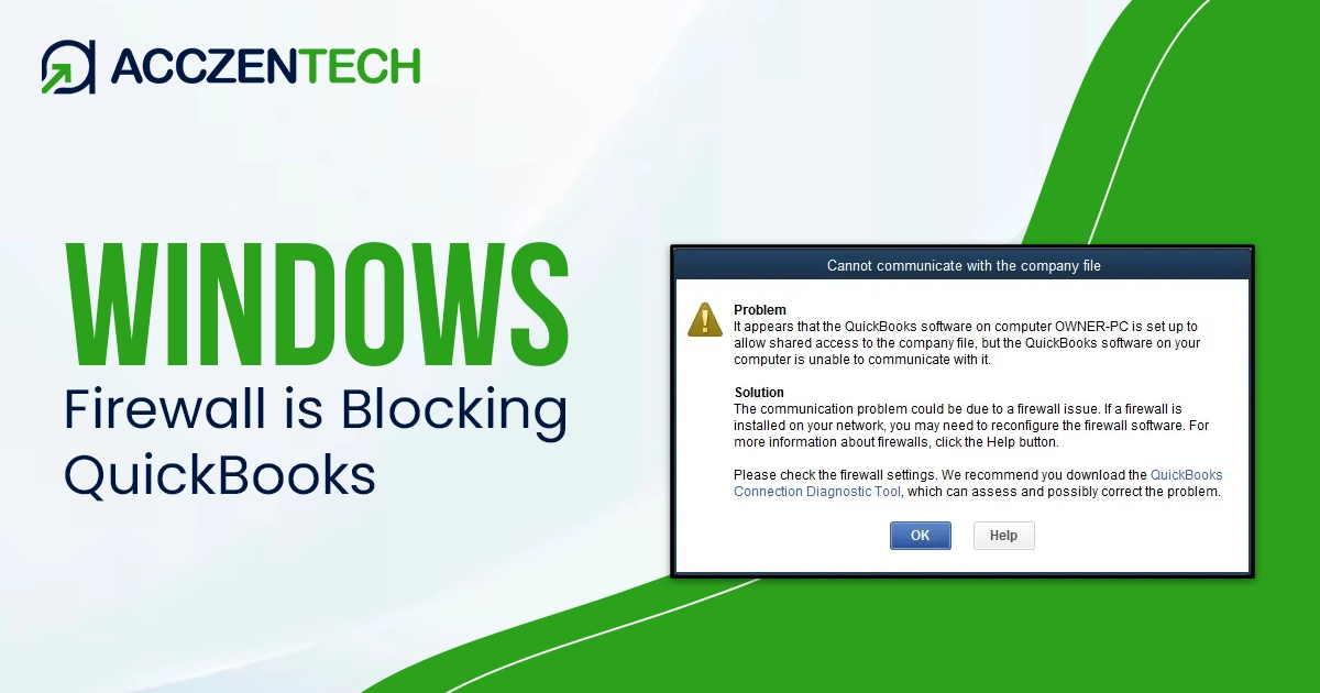 Windows Firewall is Blocking QuickBooks