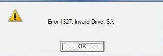 QuickBooks Error 1327 invalid drive path