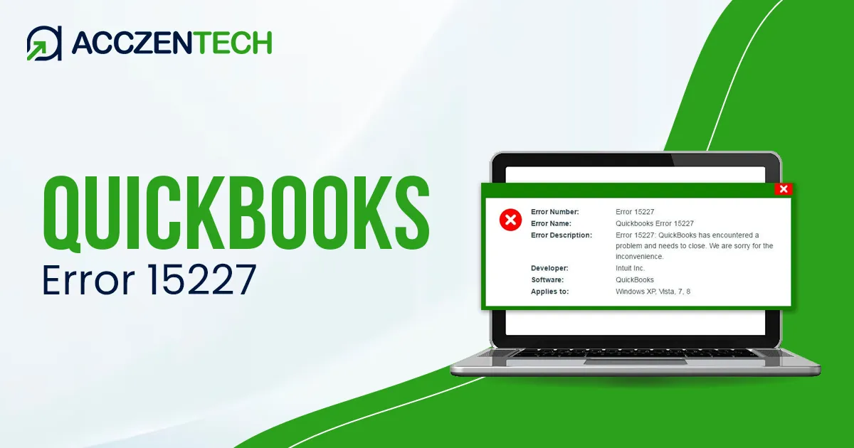 quickbooks error 15227