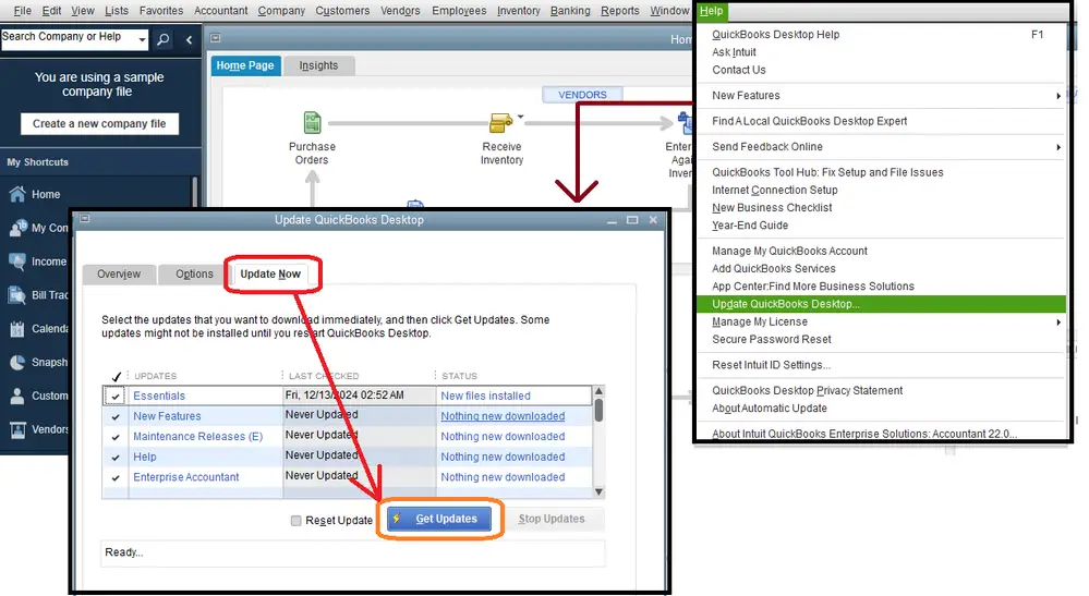update quickbooks